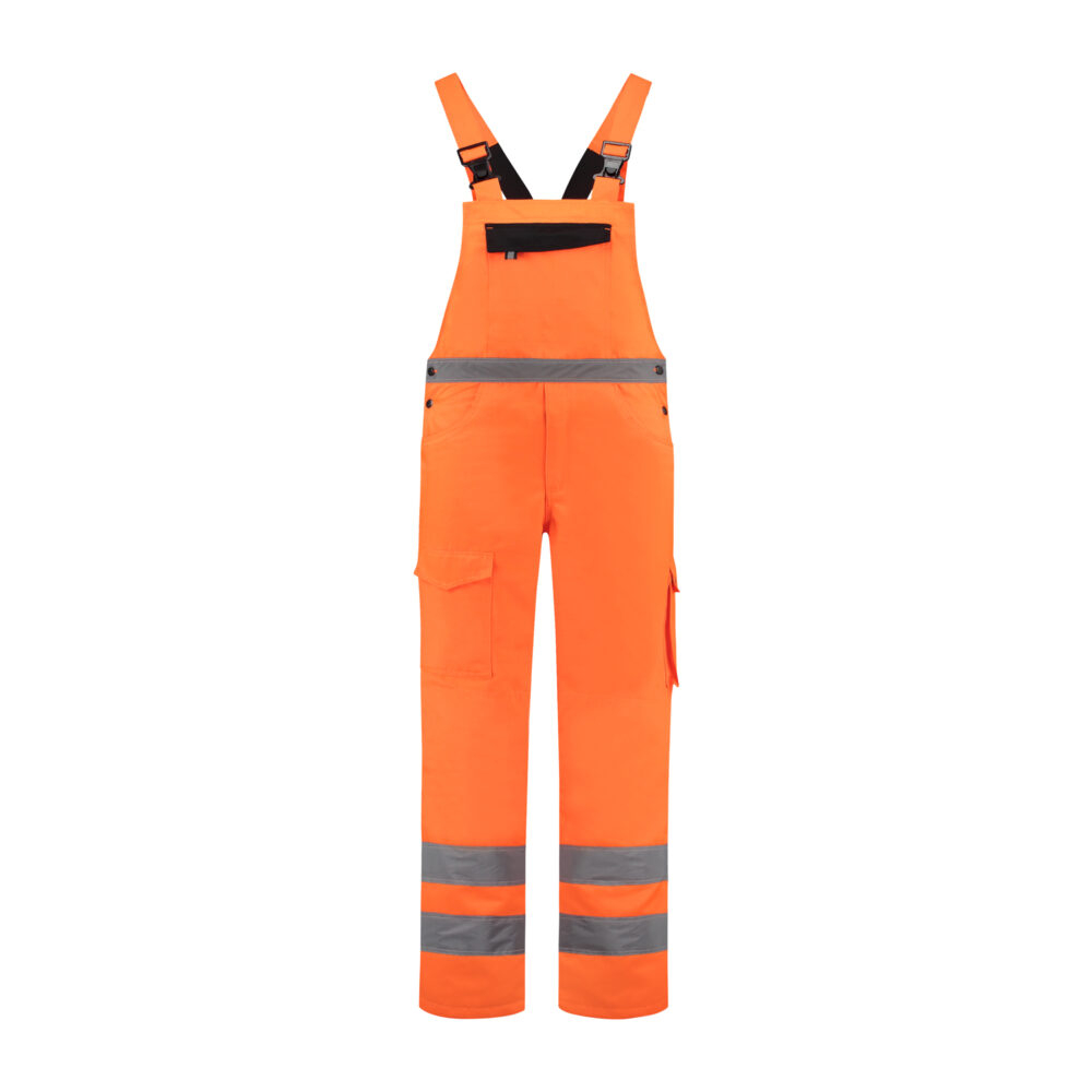 Warnschutz-Latzhose, 280g/m², leuchtorange