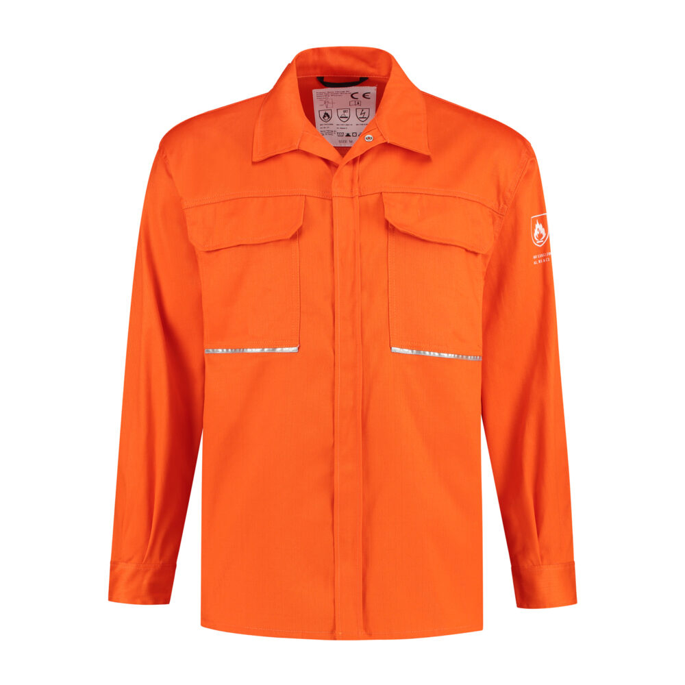 Hemd flammhemmend, 220g/m², orange