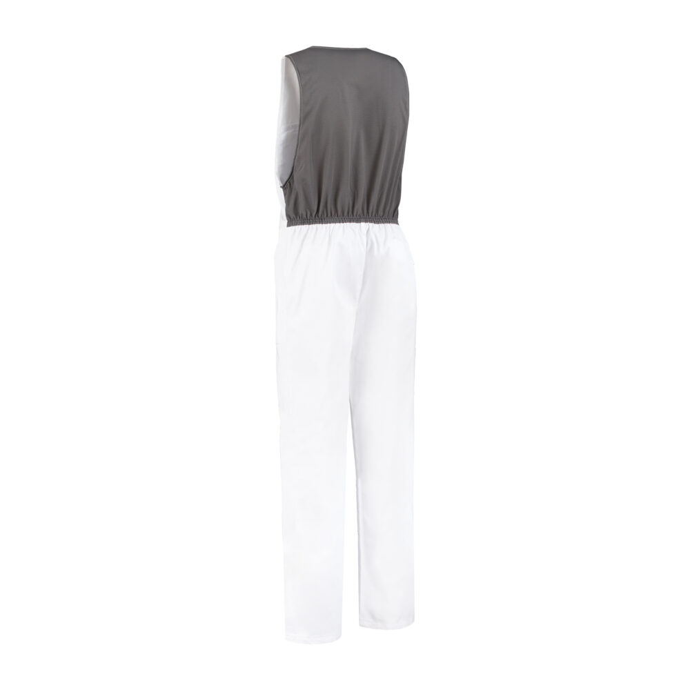Hygiene Westenoverall Polyester/Baumwolle, 260g/m², weiß