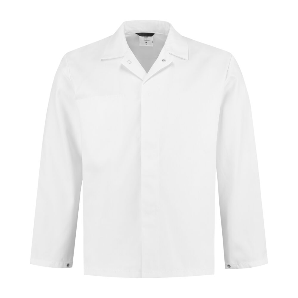 Hygiene Bundjacke Polyester/Baumwolle, 260g/m², weiß