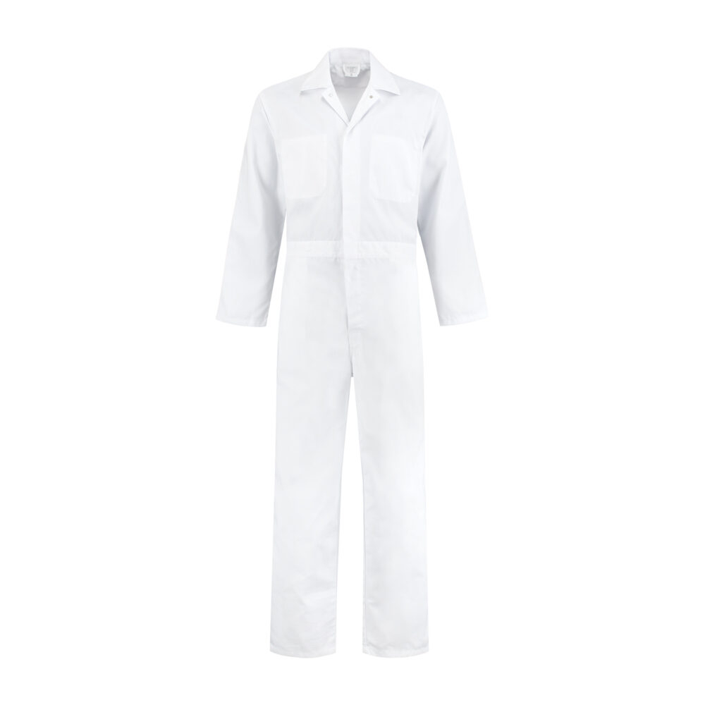Hygiene Overall Polyester/Baumwolle, 260g/m², weiß