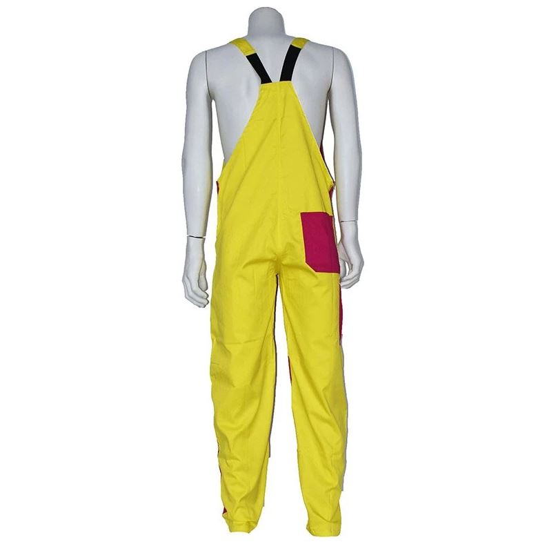 SSP-Latzhose, 190g/m², gelb/fuchsia