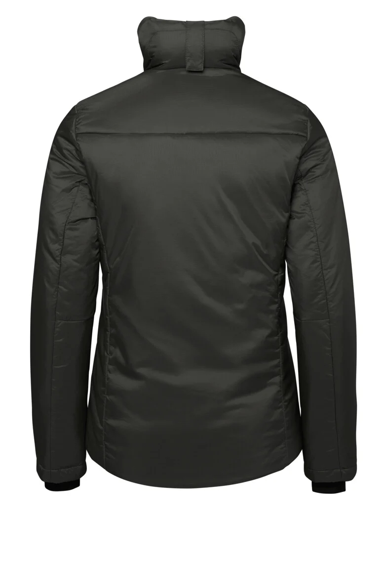 HAKRO Damen Kapuzen-Thermo-Loftjacke,karbongrau