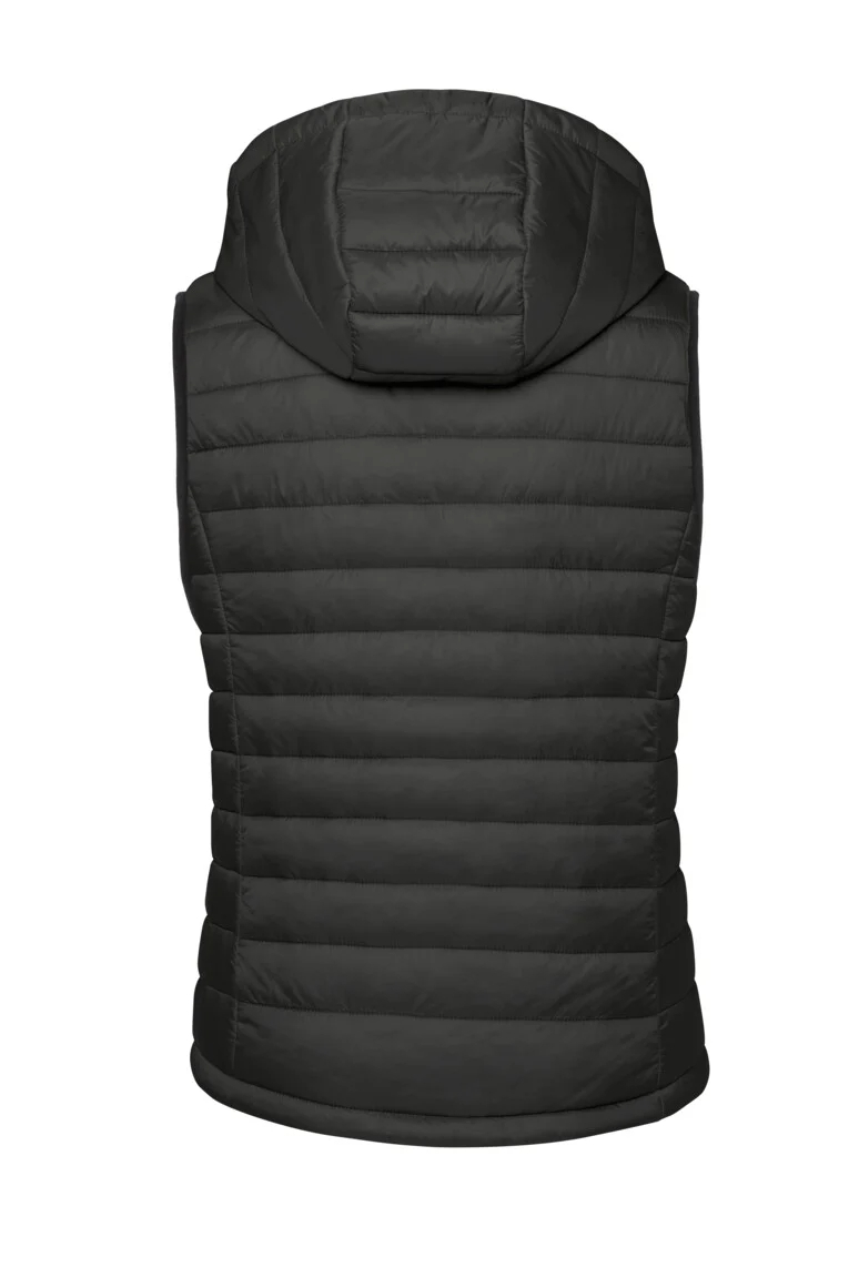 HAKRO Damen Kapuzen-Loftweste, karbongrau