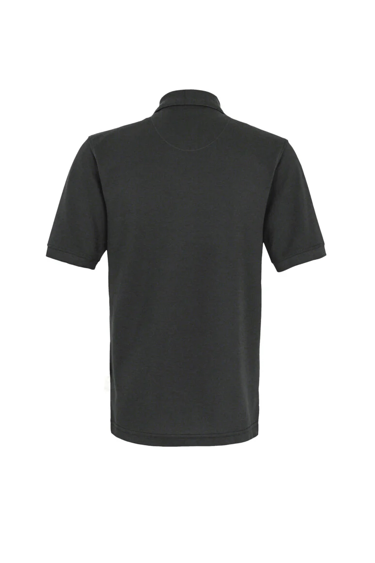 Label-Free Poloshirt Heavy MIKRALINAR® ECO, karbongrau