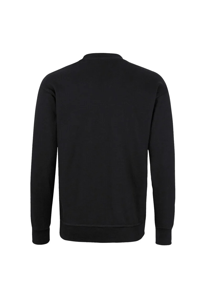 Label-Free Sweatshirt Heavy MIKRALINAR® ECO, schwarz