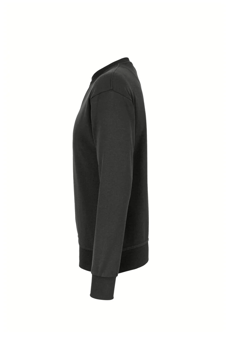Label-Free Sweatshirt Heavy MIKRALINAR® ECO, karbongrau