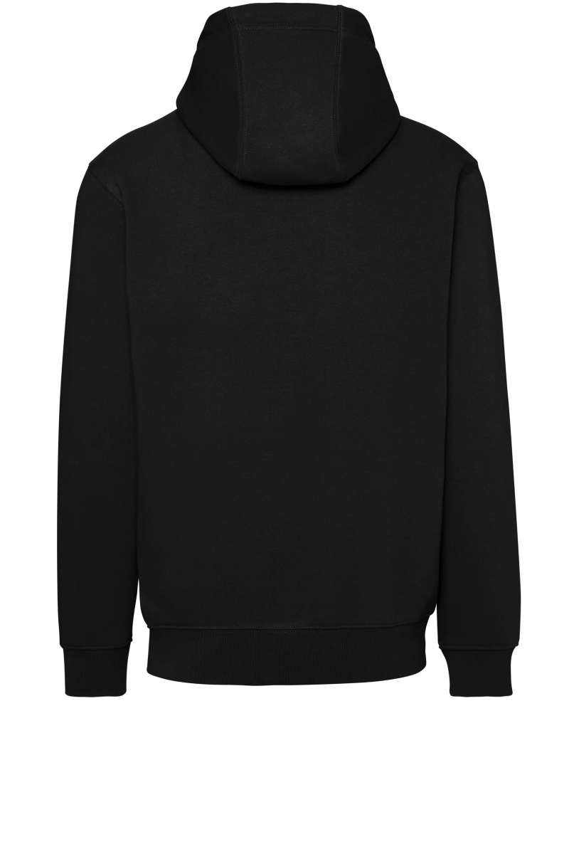 Label-Free Kapuzen-Sweat Heavy MIKRALINAR® ECO, schwarz