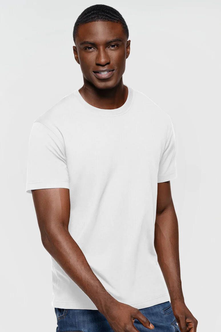 Label-Free T-Shirt Heavy MIKRALINAR® ECO, weiß