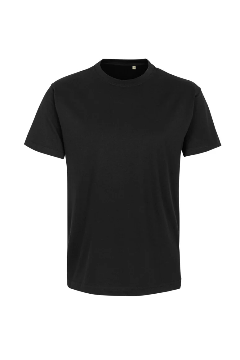 Label-Free T-Shirt Heavy MIKRALINAR® ECO, schwarz