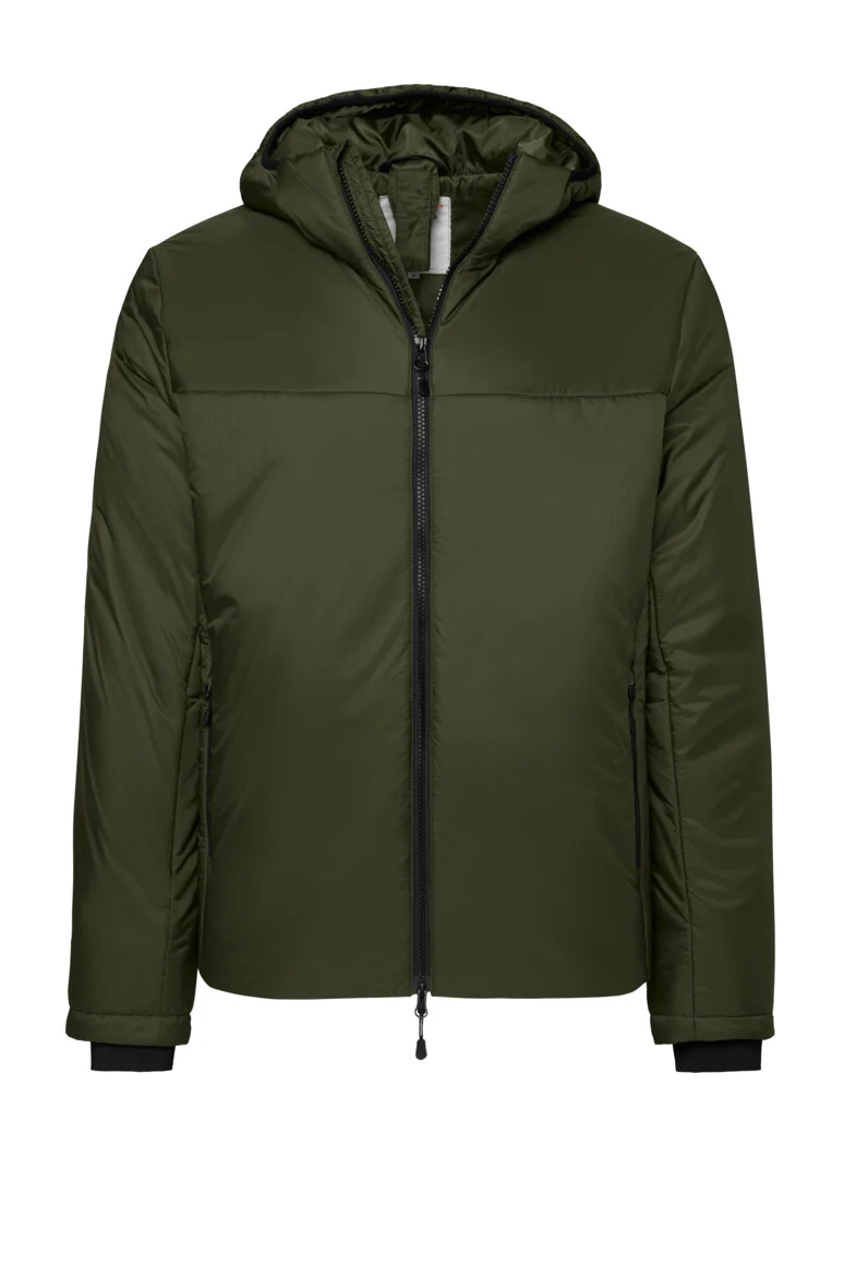 HAKRO Kapuzen-Thermo-Loftjacke, olive