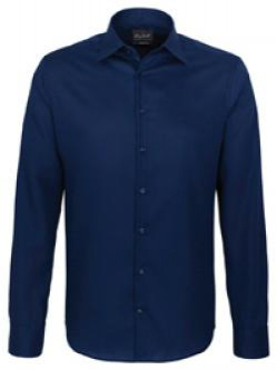 HAKRO-Workwear, Arbeits-Berufs-Hemd, 1/1 Arm Business-Tailored, marine