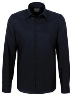 HAKRO-Workwear, Arbeits-Berufs-Hemd, 1/1 Arm Business-Tailored, schwarz