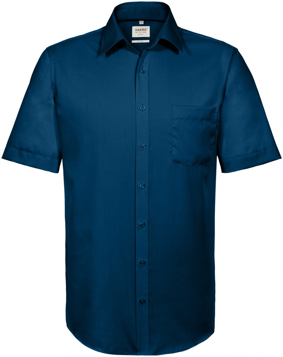 HAKRO-Workwear, Hemd, ½-Arm, Business, 120 g / m², marine