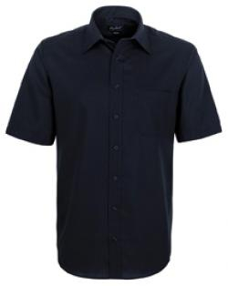 HAKRO-Workwear, Arbeits-Berufs-Hemd, 1/2 Arm Business, schwarz
