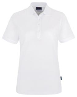 HAKRO-Worker-Shirts, Women-Poloshirt Classic, weiß