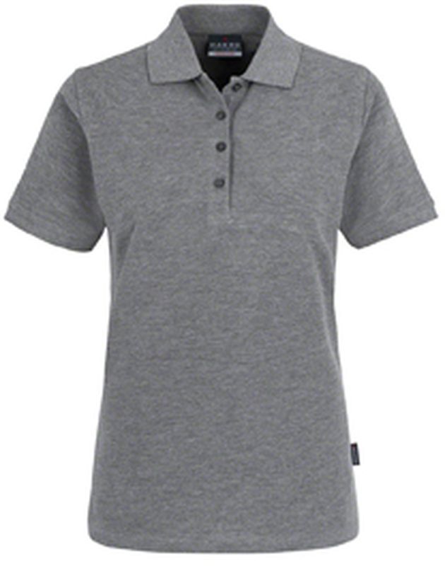 HAKRO-Worker-Shirts, Women-Poloshirt Classic, grau-meliert