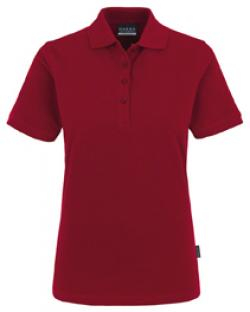 HAKRO-Worker-Shirts, Women-Poloshirt Classic, weinrot