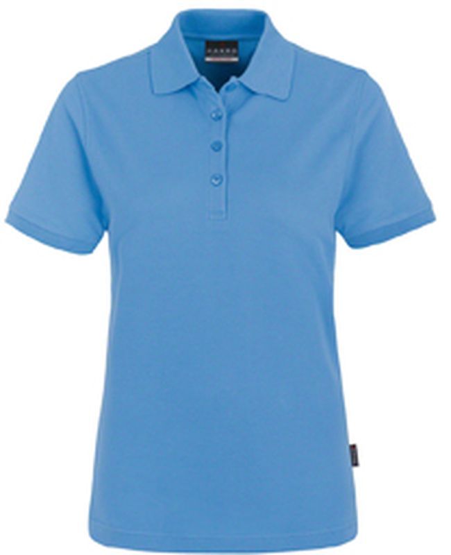 HAKRO-Worker-Shirts, Women-Poloshirt Classic, malibu-blue
