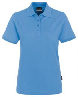 HAKRO-Worker-Shirts, Women-Poloshirt Classic, malibu-blue