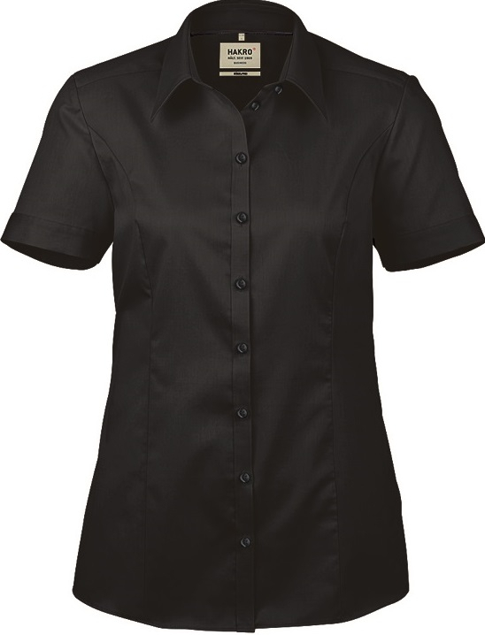 HAKRO-Workwear, Bluse, ½-Arm, Business, 120 g / m², schwarz