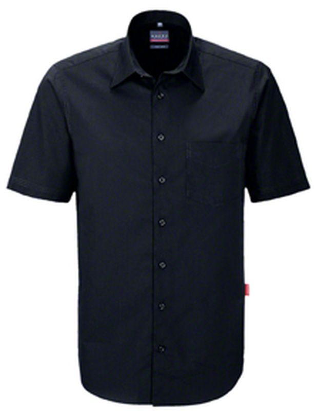 HAKRO-Workwear, Hemd 1/2 Arm Performance, schwarz