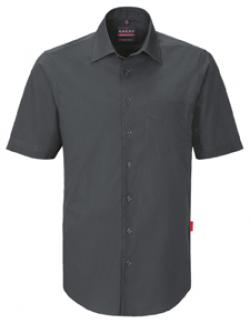 HAKRO-Workwear, Arbeits-Berufs-Hemd, 1/2 Arm Performance, anthrazit