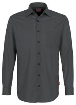 HAKRO-Workwear, Arbeits-Berufs-Hemd, 1/1 Arm Performance, anthrazit
