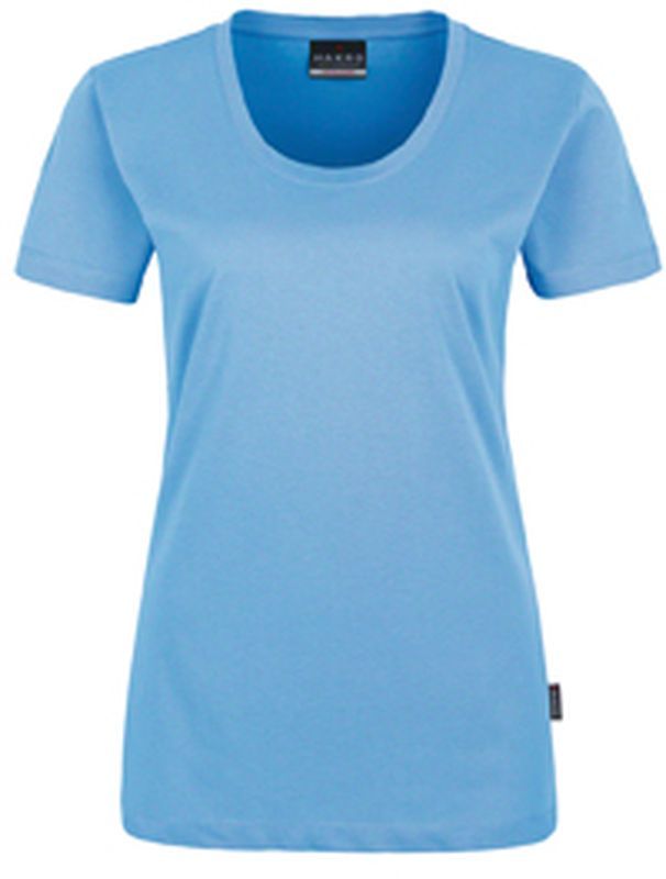 HAKRO-Worker-Shirts, Women-T-Shirt Classic, malibu-blue