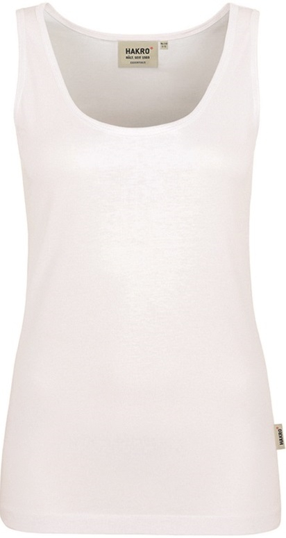 HAKRO-Worker-Shirts, Damen-Tanktop, Classic, 160 g / m², weiß