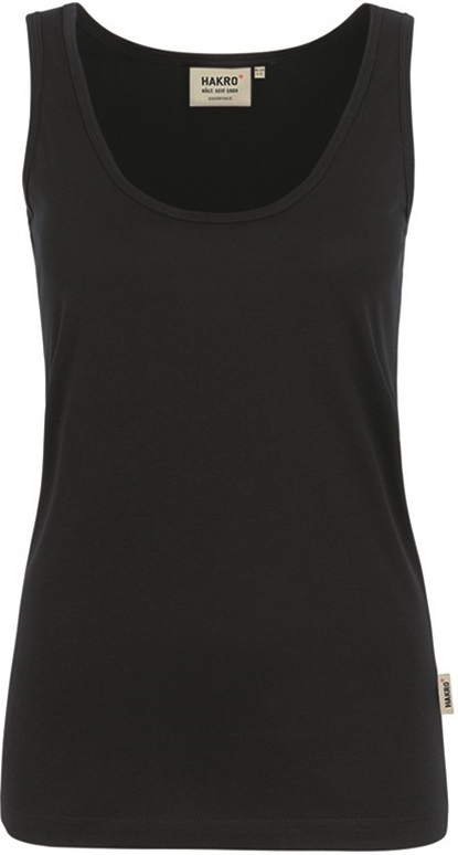 HAKRO-Worker-Shirts, Damen-Tanktop, Classic, 160 g / m², schwarz
