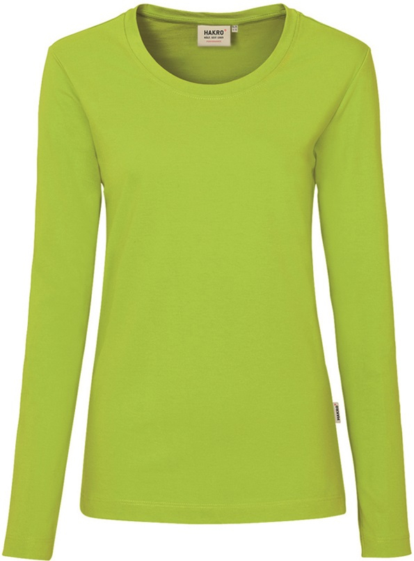 HAKRO-Worker-Shirts, Women-Longsleeve Performance, kiwi