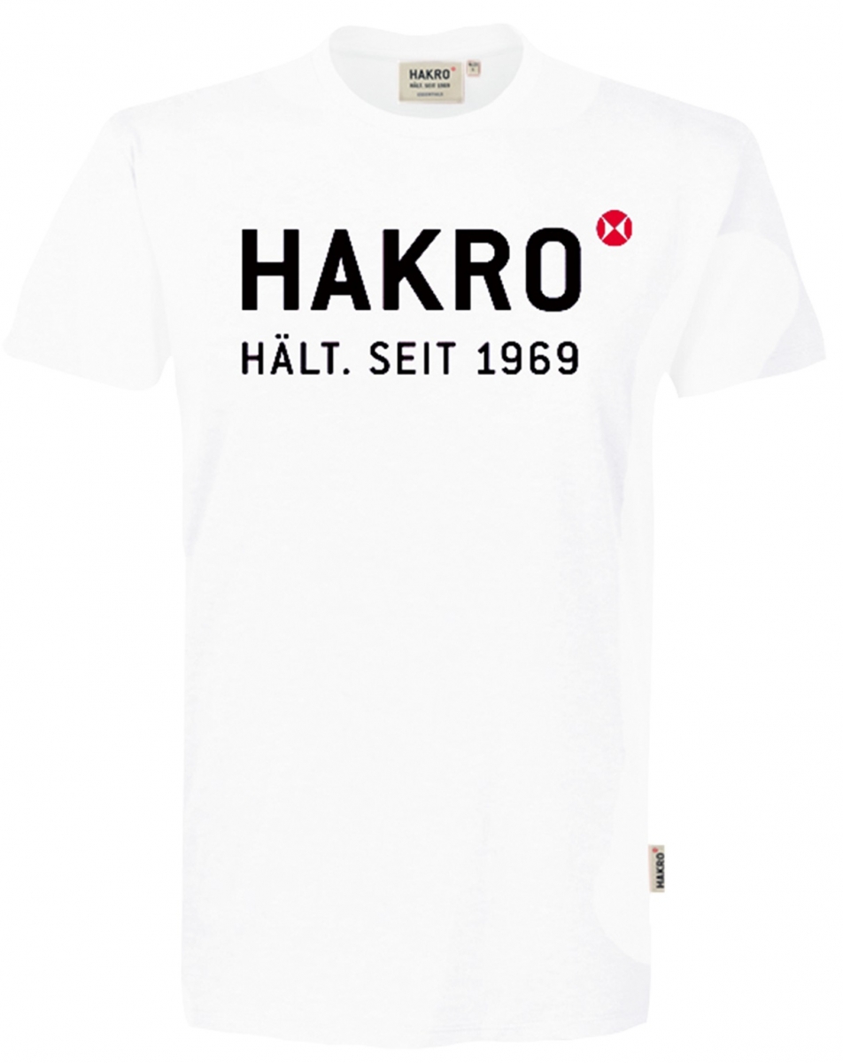 HAKRO-Worker-Shirts, T-Shirt, Logo, 160 g / m, wei