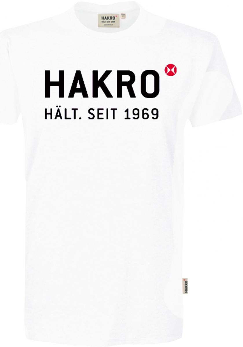 HAKRO-Worker-Shirts, T-Shirt, Logo, 160 g / m, wei