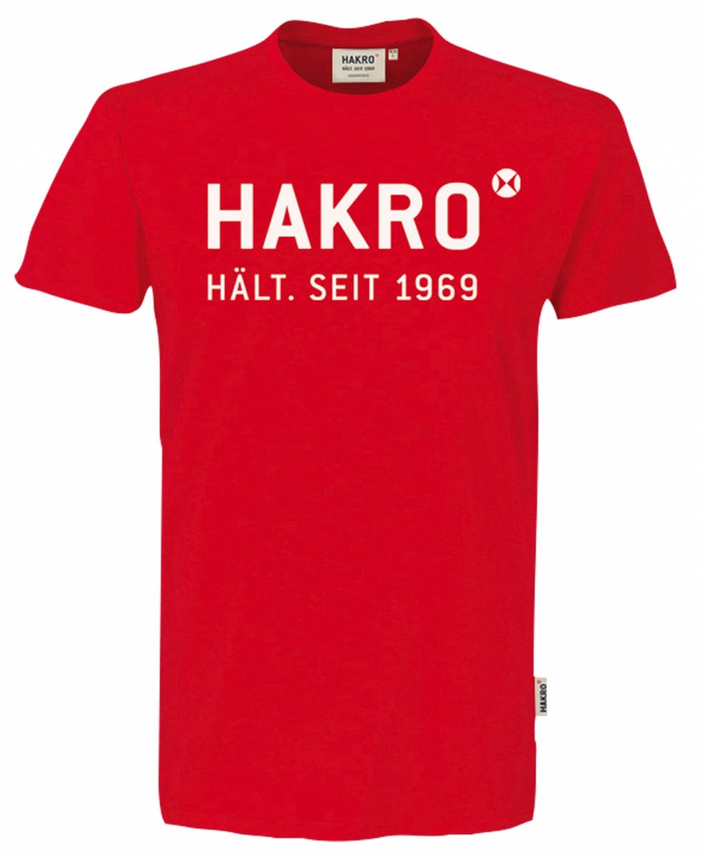 HAKRO-Worker-Shirts, T-Shirt, Logo, 160 g / m, rot