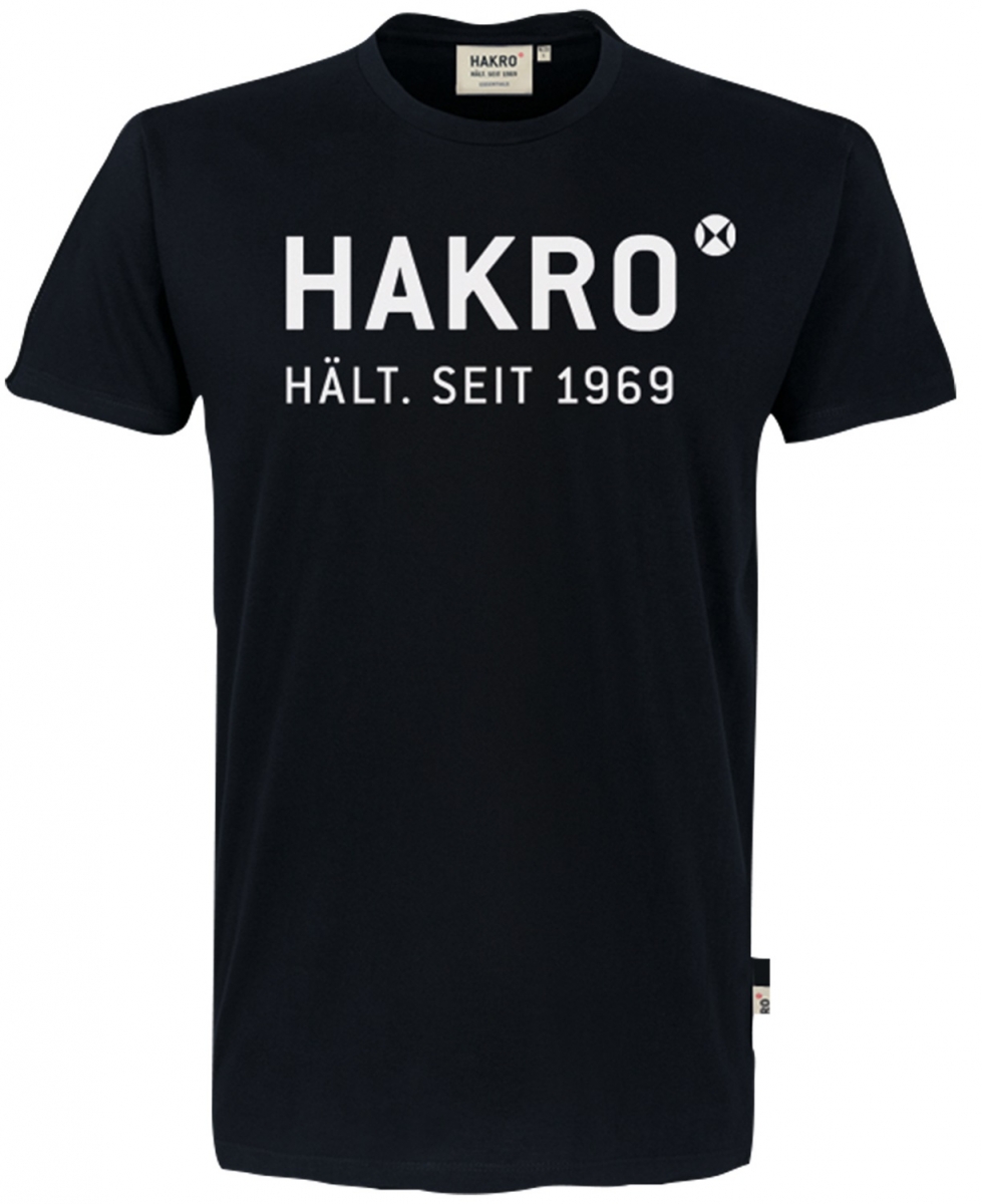HAKRO-Worker-Shirts, T-Shirt, Logo, 160 g / m, schwarz