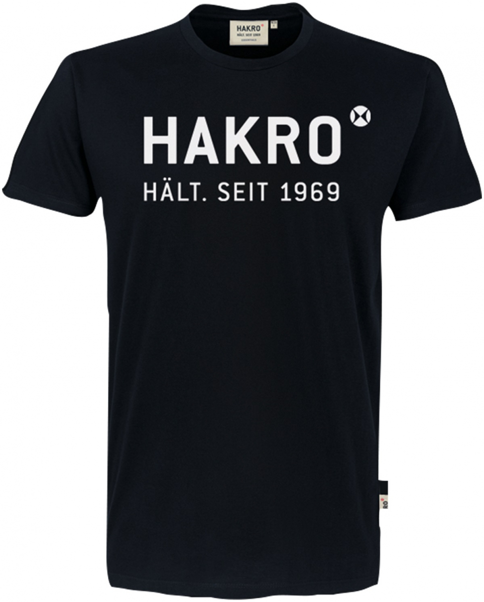 HAKRO-Worker-Shirts, T-Shirt, Logo, 160 g / m, schwarz