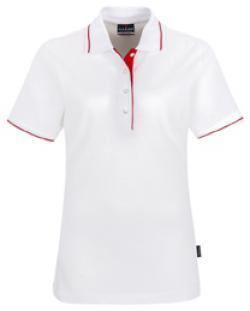HAKRO-Worker-Shirts, Women-Poloshirt Casual, weiß