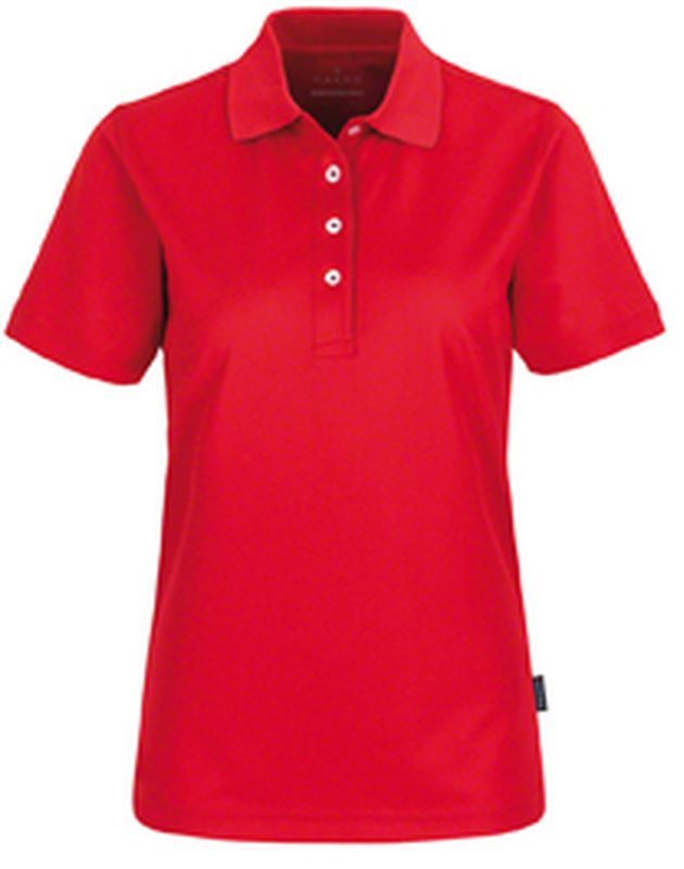 HAKRO-Worker-Shirts, Women-Poloshirt Coolmax, rot