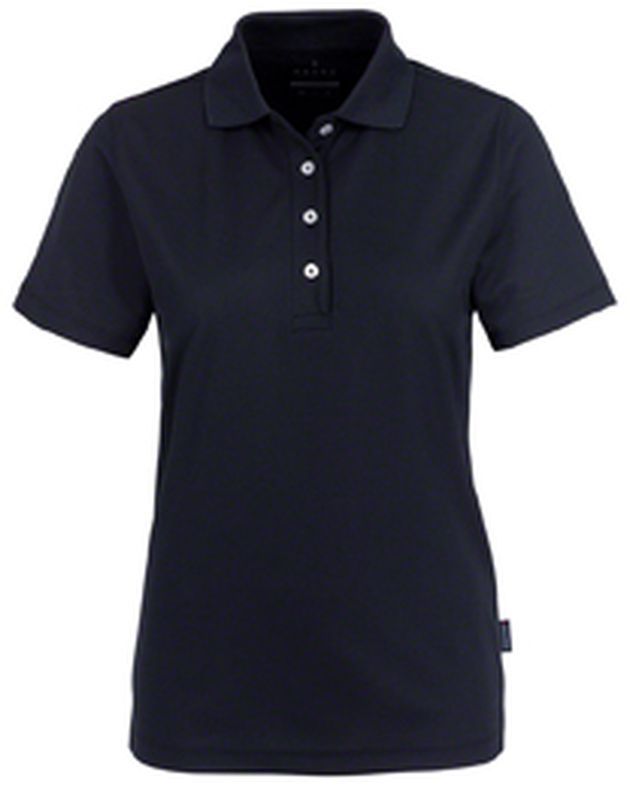 HAKRO-Worker-Shirts, Women-Poloshirt Coolmax, schwarz
