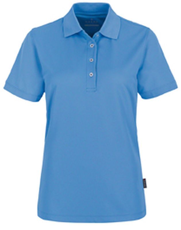 HAKRO-Worker-Shirts, Women-Poloshirt Coolmax, malibu-blue