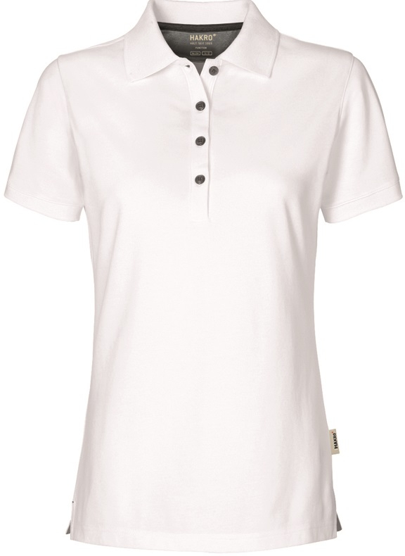 HAKRO-Worker-Shirts, Women-Poloshirt Cotton-Tec, weiß