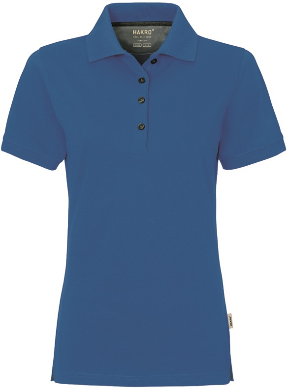 HAKRO-Worker-Shirts, Women-Poloshirt Cotton-Tec, royal