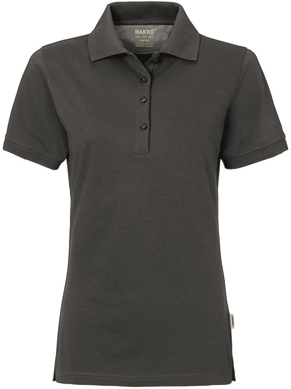 HAKRO-Worker-Shirts, Women-Poloshirt Cotton-Tec, anthrazit