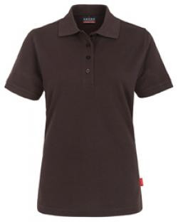 HAKRO-Worker-Shirts, Women-Poloshirt Performance, chocolate
