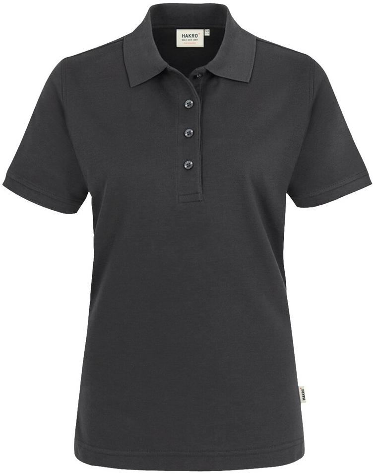 HAKRO-Worker-Shirts, Damen-Poloshirt, Performance, karbongrau