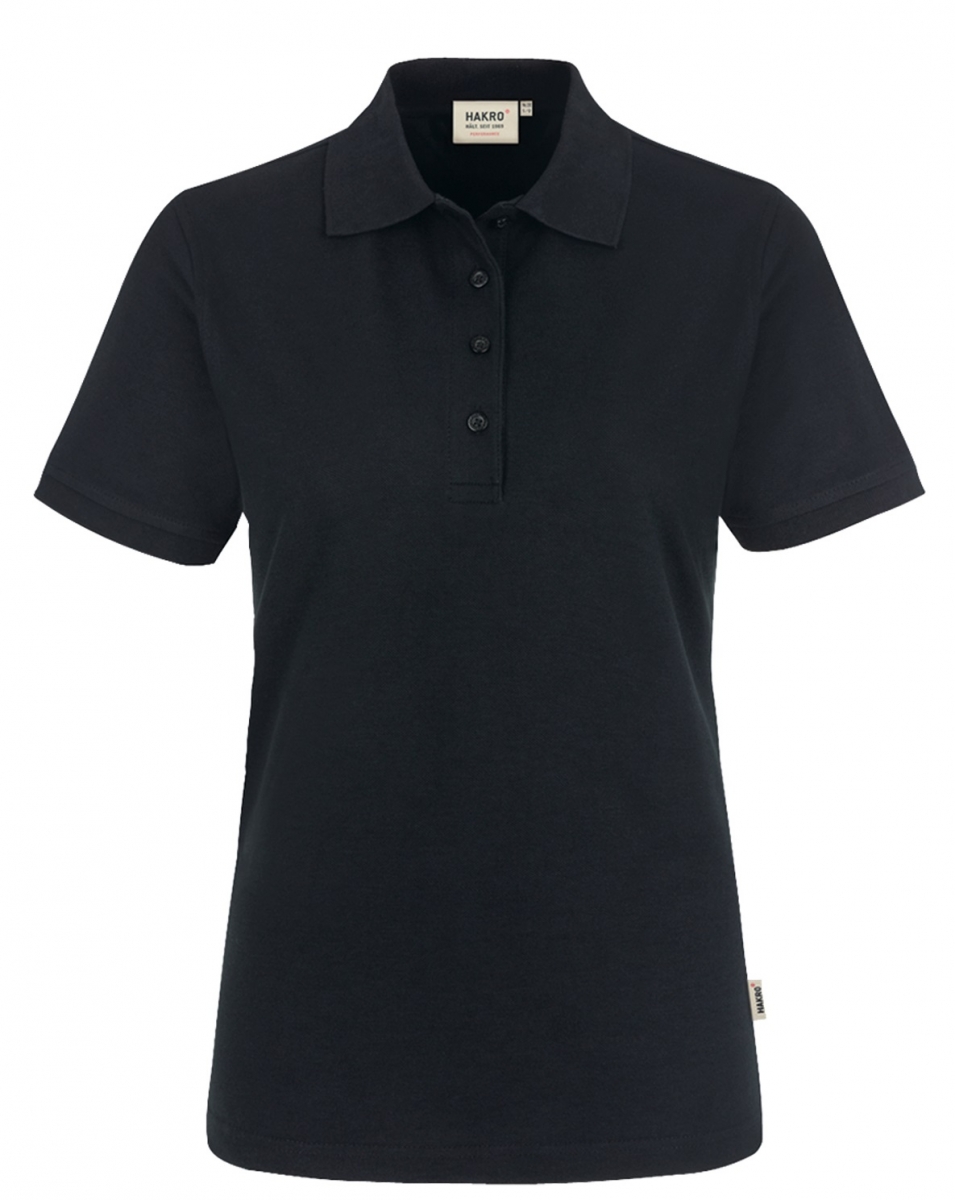 HAKRO-Worker-Shirts, Damen-Poloshirt, High Performance, 220 g / m, hp schwarz