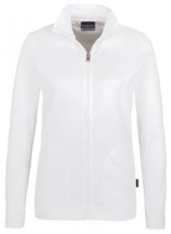 HAKRO-Worker-Shirts, Women-Jacke Interlock, weiß