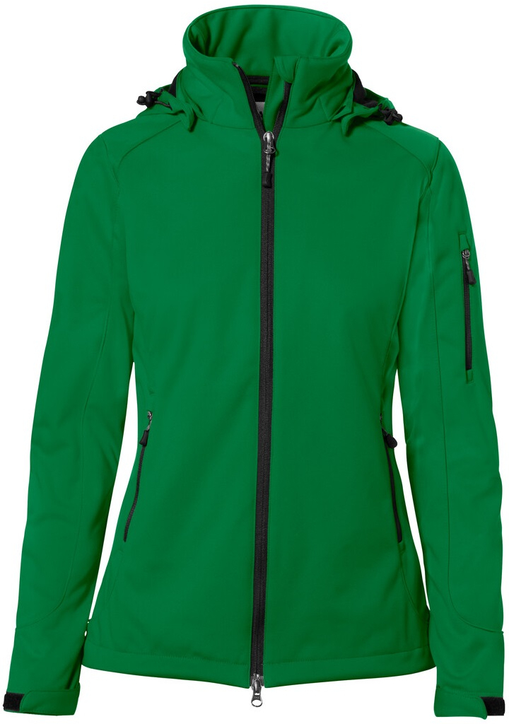 HAKRO-Workwear, Damen-Softshelljacke, Alberta, 230 g / m², kellygrün