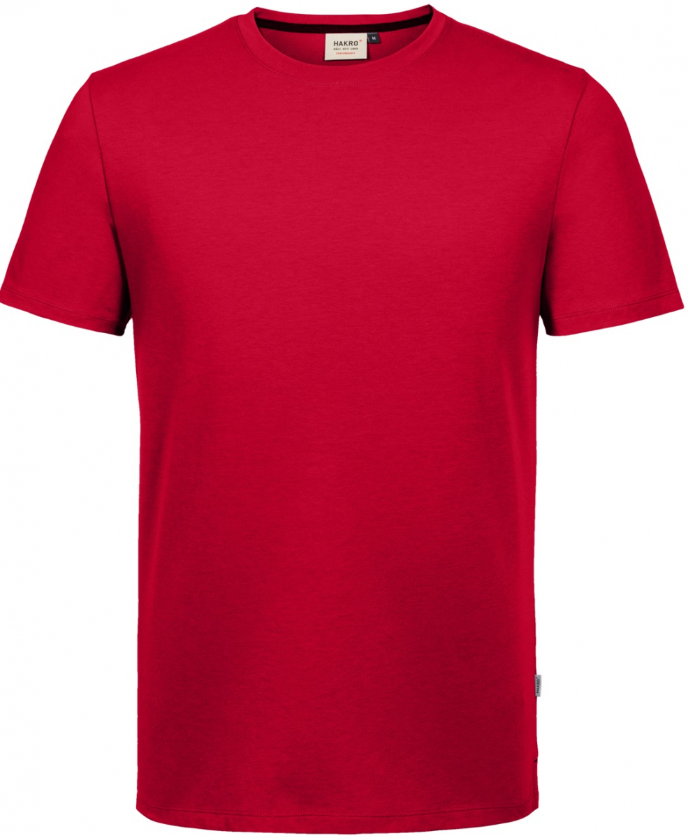 HAKRO-Worker-Shirts, T-Shirt, Cotton-Tec, 185 g / m rot